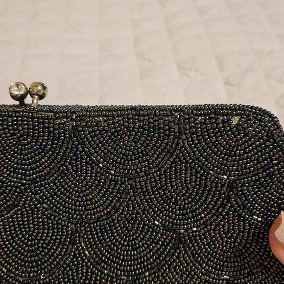 Mermaid Colors Beaded Clutch - Picture 8 of 16